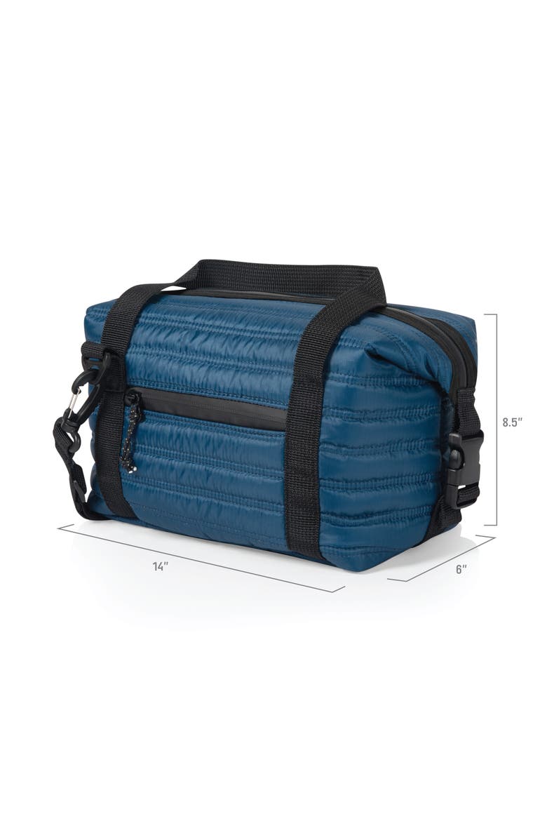 Midday Quilted Washable Insulated Lunch Bag, Alternate, color, Navy Blue