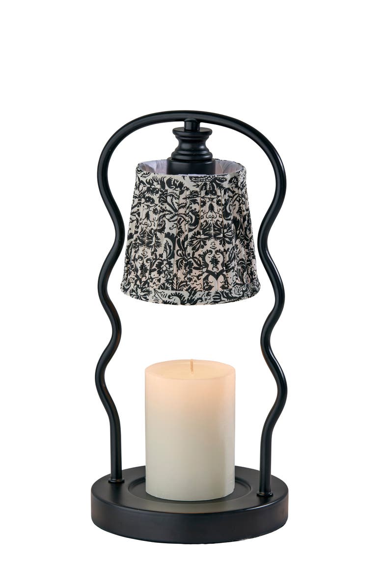 ADESSO LIGHTING Twirl Candle Warmer Lamp, Alternate, color, Black
