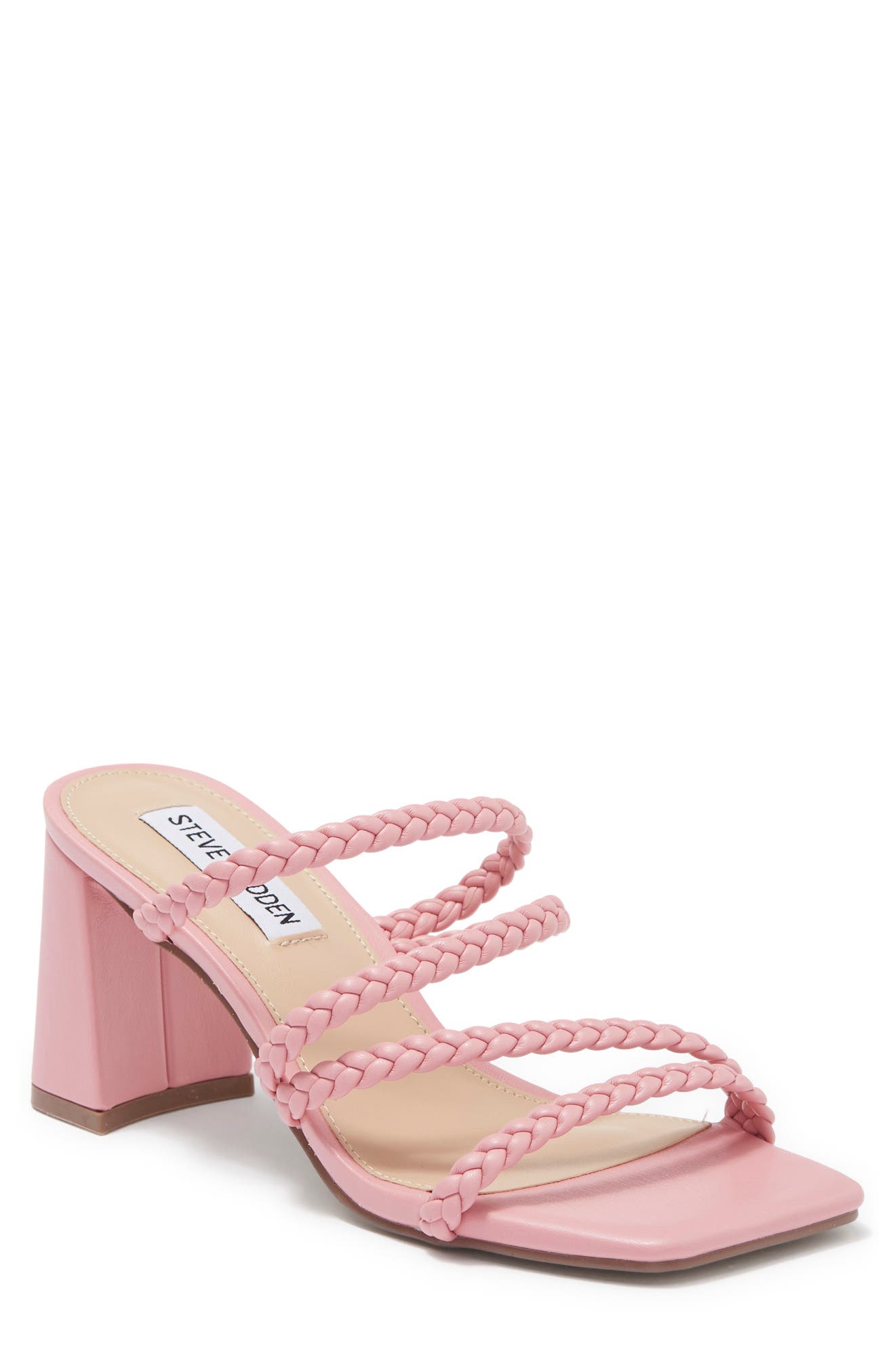 Dion Braided Strappy Sandal, Main, color, PINK