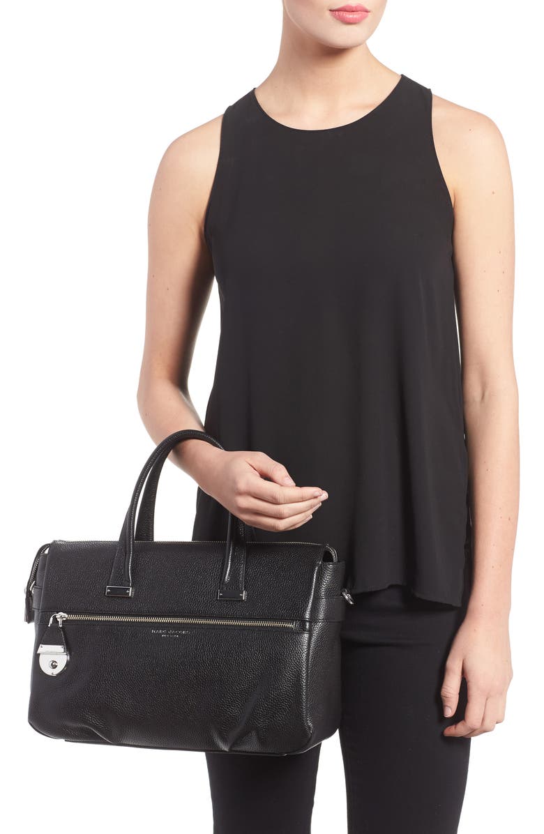 Marc Jacobs The Standard Medium East/West Leather Tote, Alternate, color,