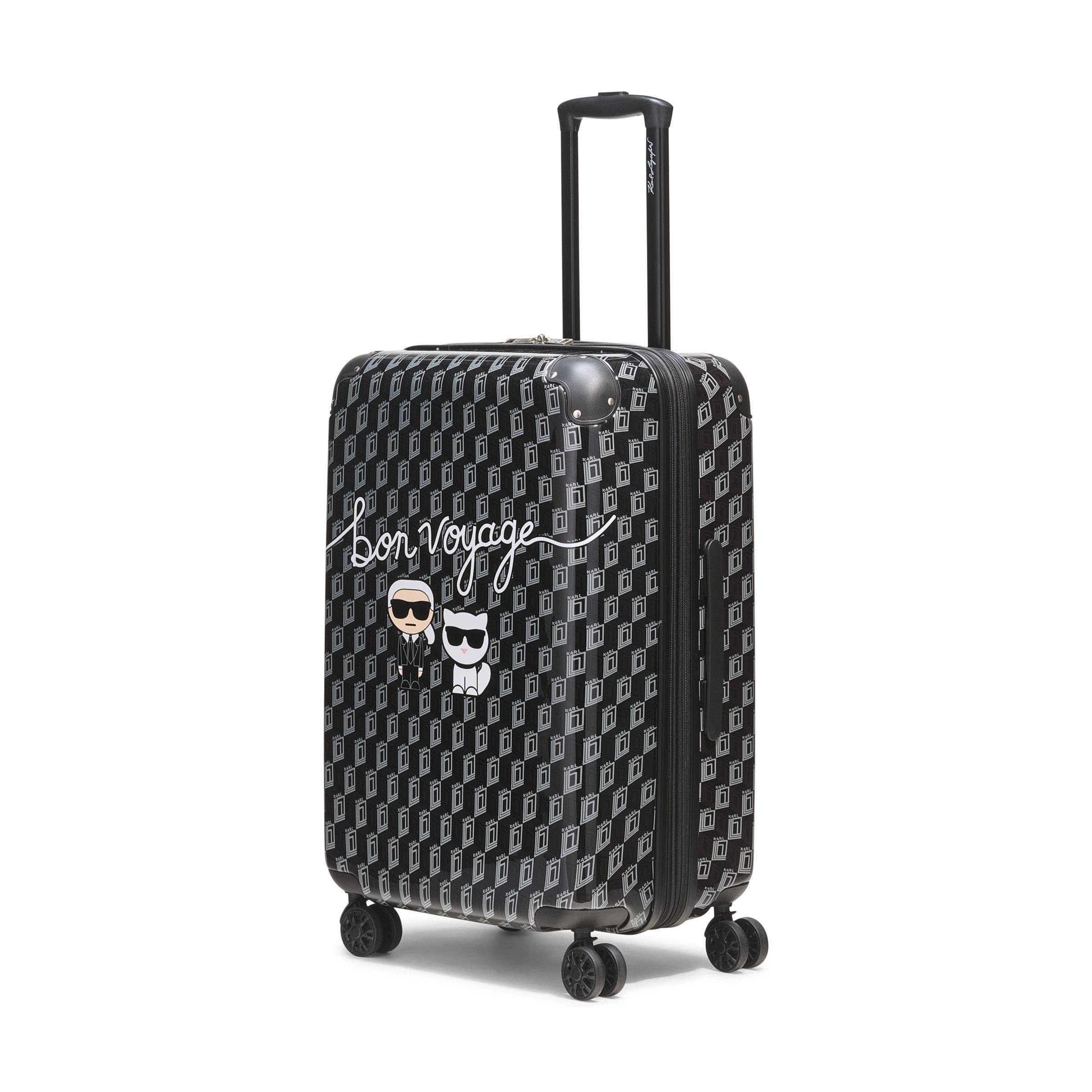 KARL LAGERFELD Bon Voyage Upright Suitcase, Alternate, color, 