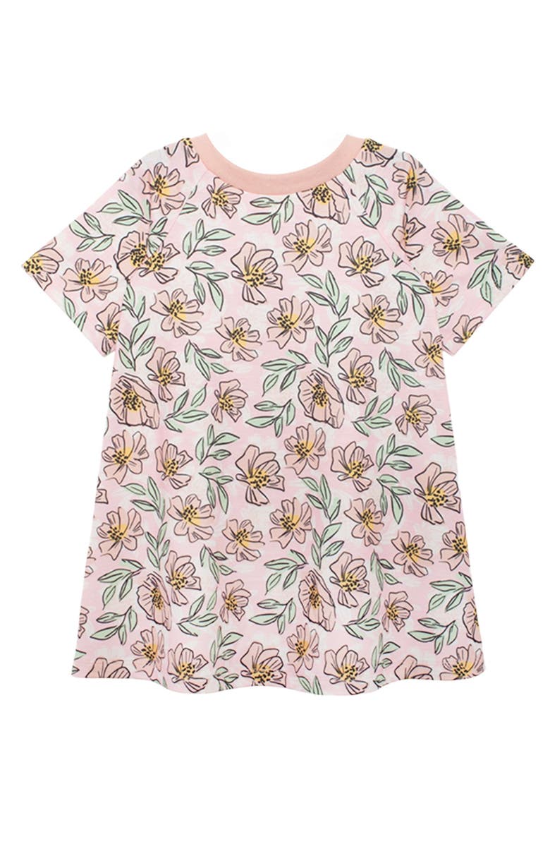 Mabel + Honey Quinn Short Sleeve Dress, Alternate, color, Pink