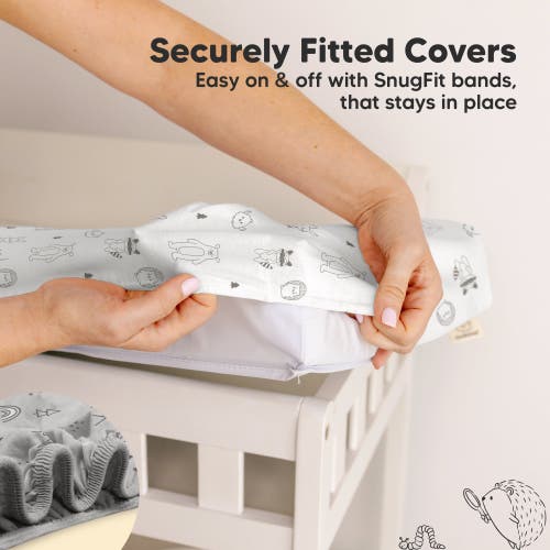 Keababies 2-pack Isla Changing Pad Covers In Woodland