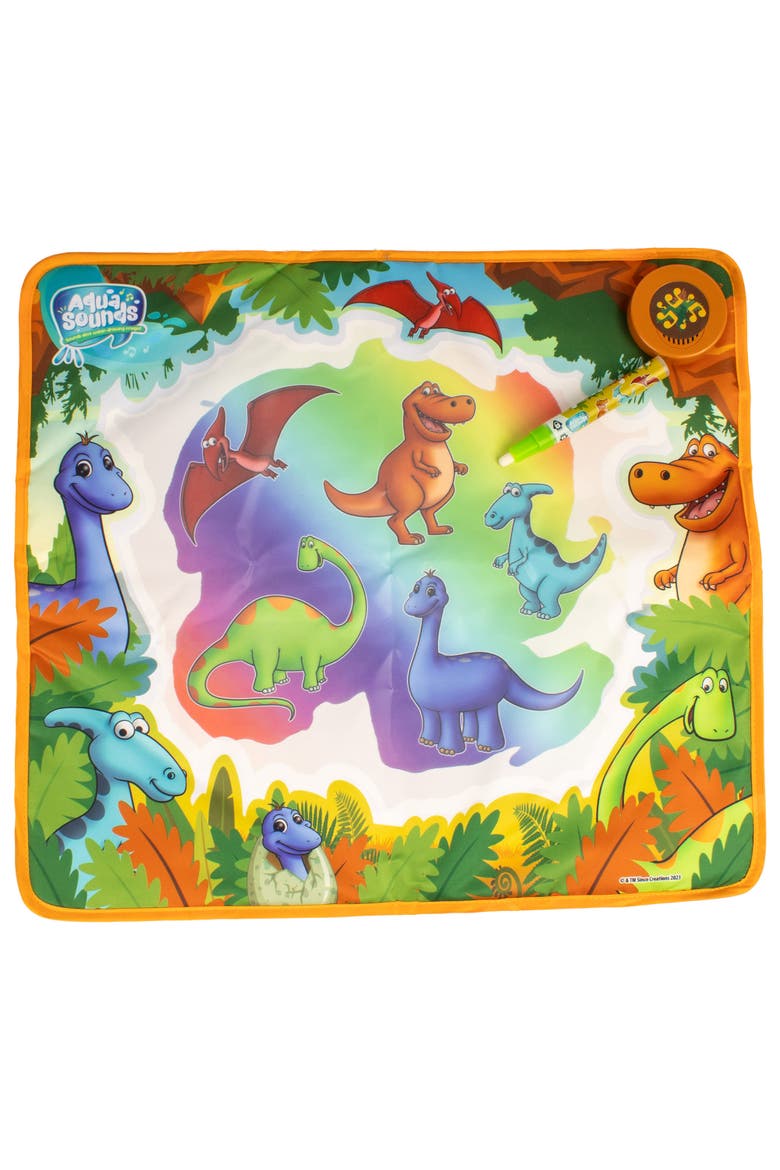 Aqua Sounds Magic Mat Dinosaur Adventure Water Drawing, Ages 2+, Alternate, color, Multicolored