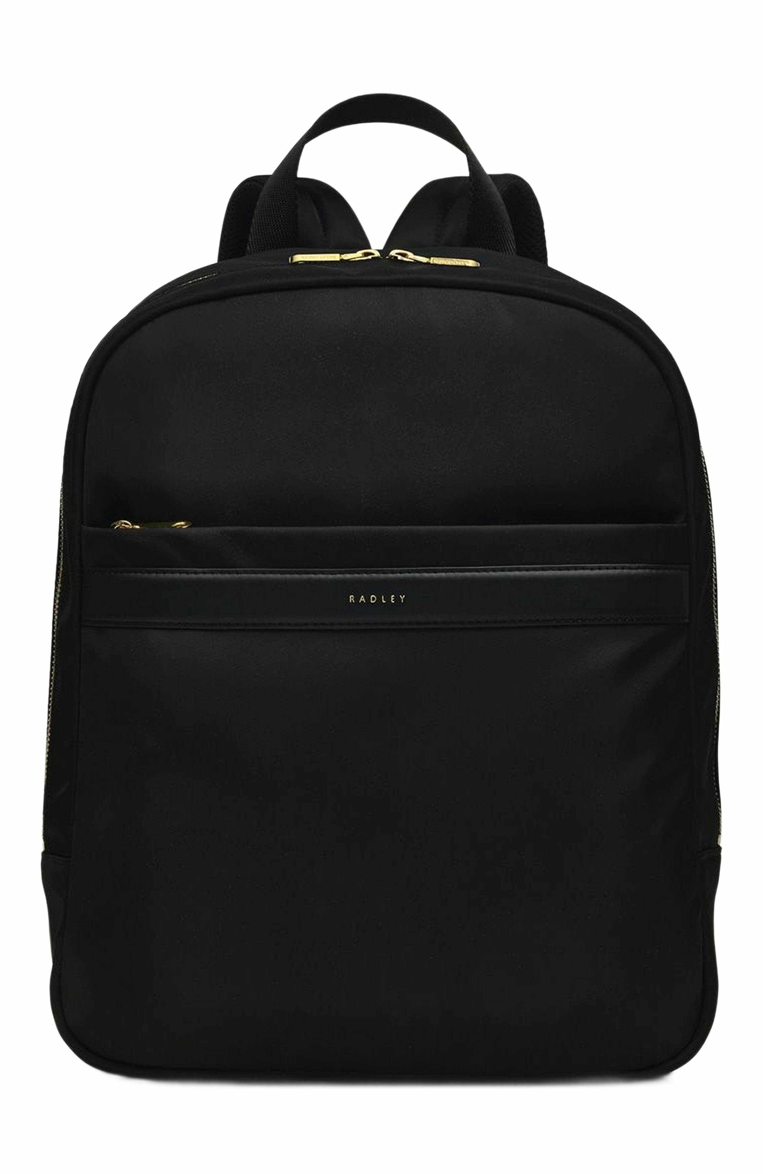 Radley Holland Park Medium Ziptop Backpack, Main, color, Black