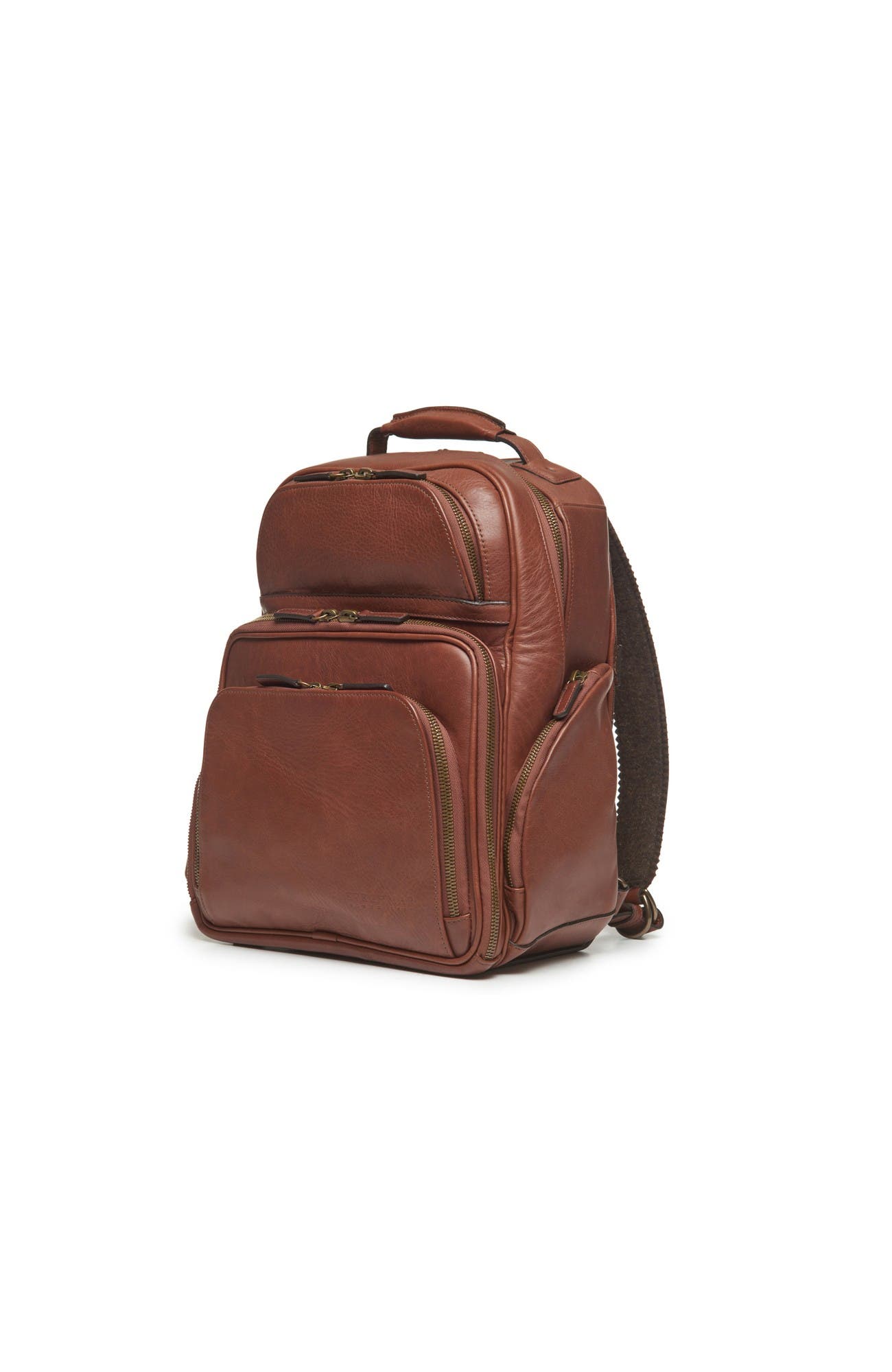 Mason Workday Leather Backpack, Alternate, color, Chocolate