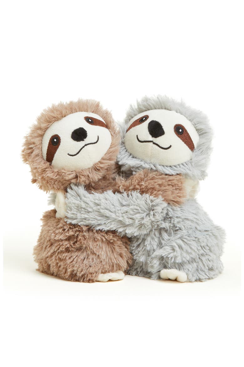 Sloth Hugs Plush Toy, Main, color, Brown/Grey