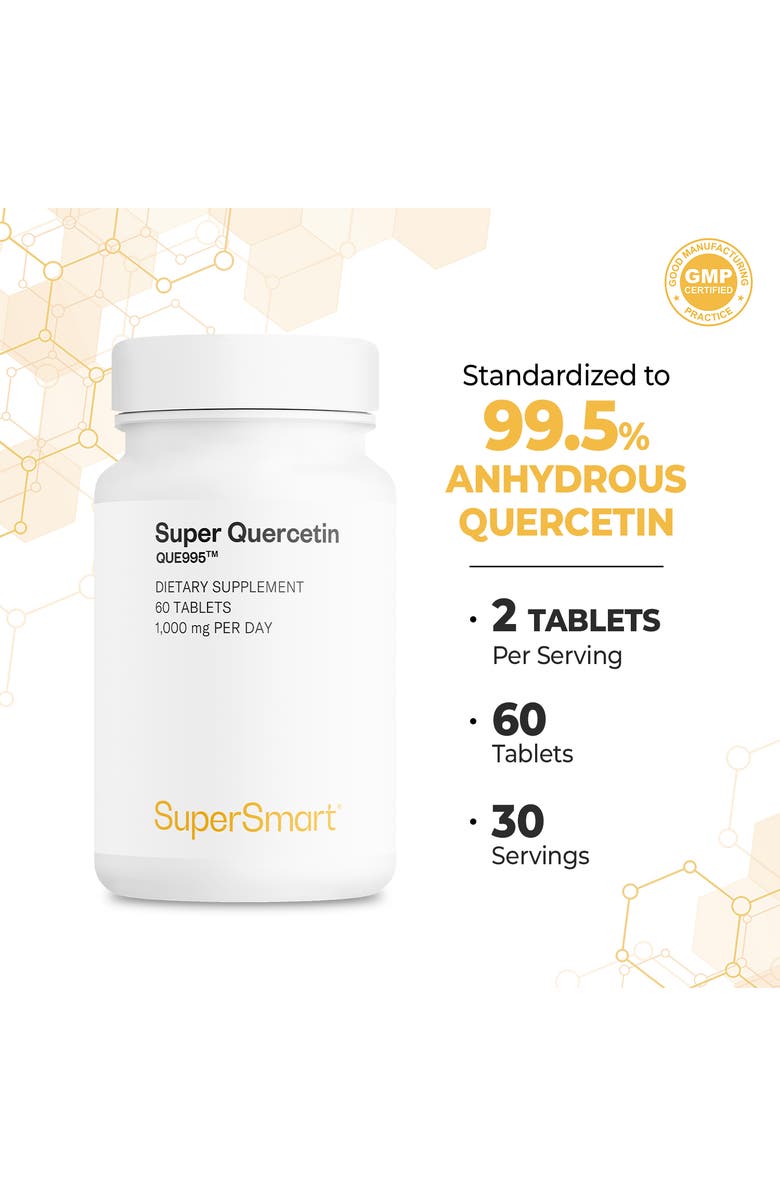 SuperSmart Super Quercetin 1000mg, Alternate, color, NO COLOR