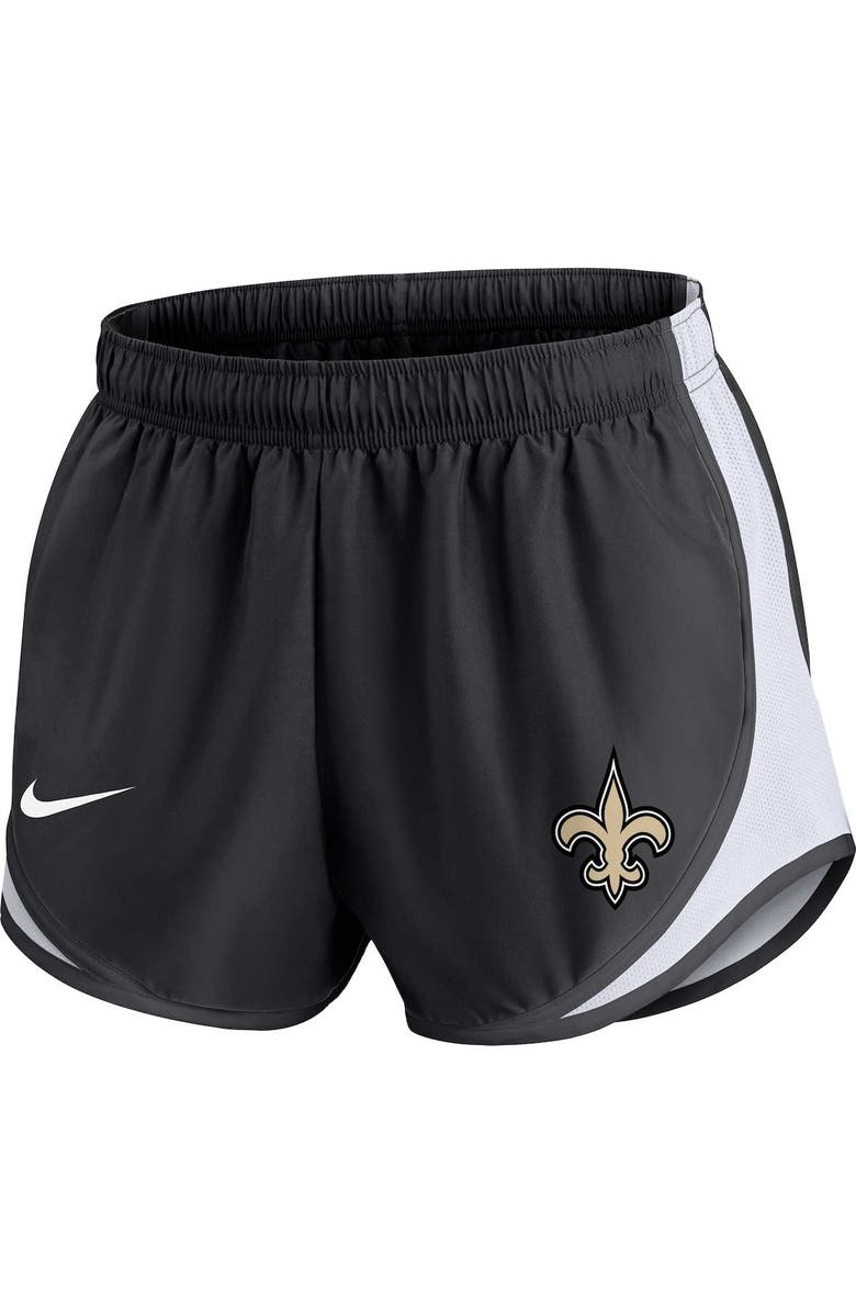Nike Women's Nike Black New Orleans Saints Plus Size Tempo Shorts, Alternate, color, Black