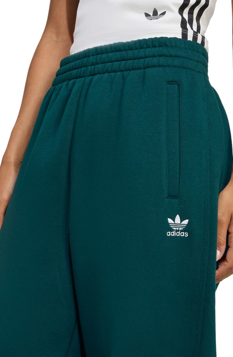 adidas Essential Cotton Blend Fleece Joggers, Alternate, color, Aurora Ivory