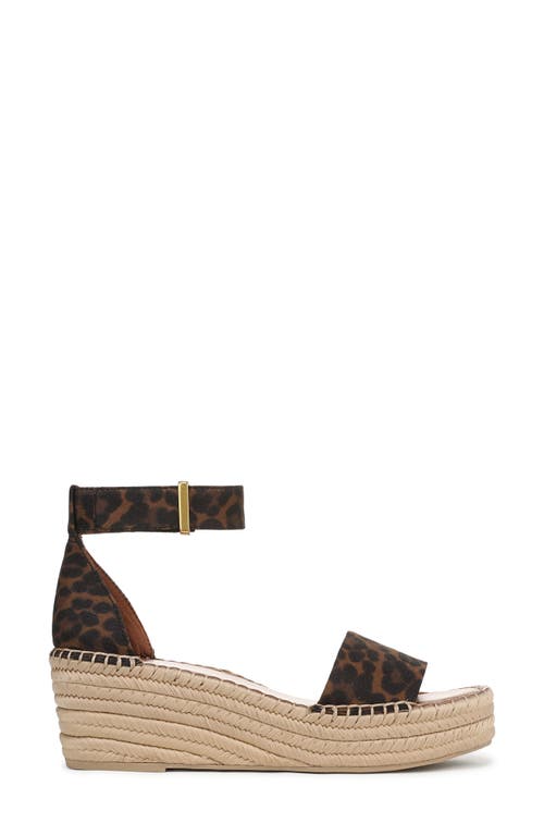 Franco Sarto Pela Espadrille Platform Sandal In Tan Multi