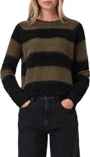 AllSaints Lou Brushed Stripe Sweater