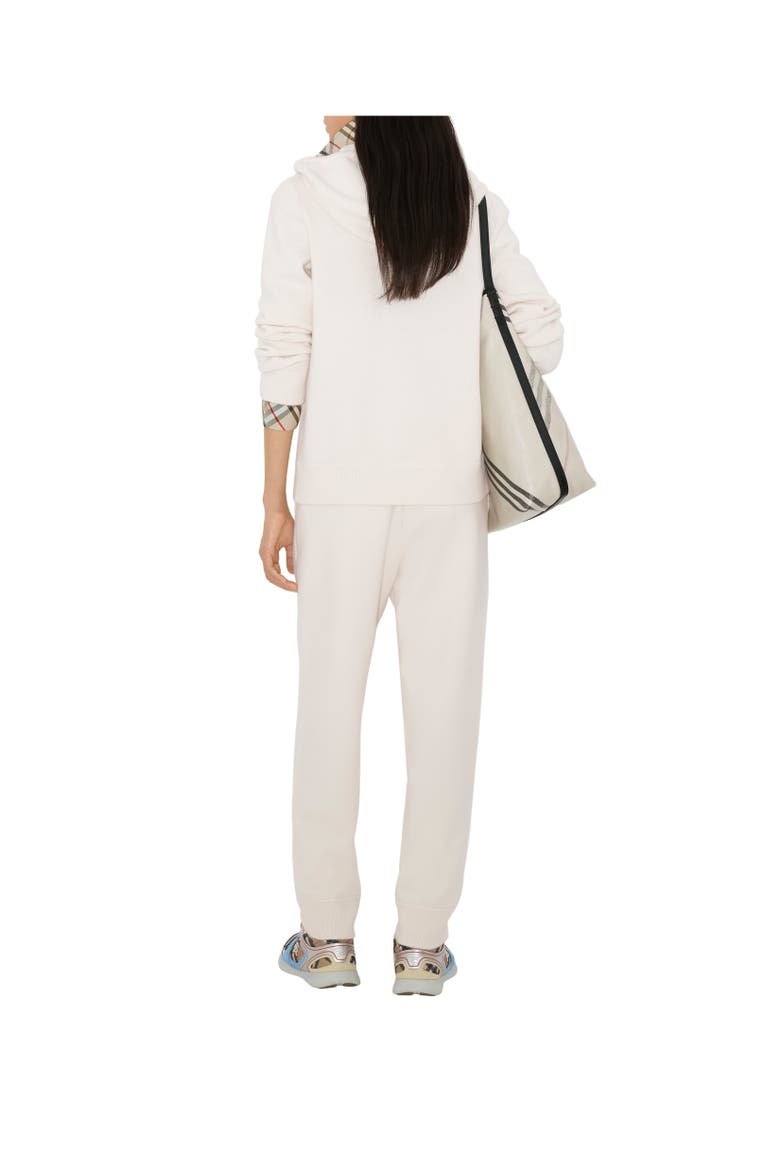 Cashmere Blend Zip Hoodie, Alternate, color, Chalk white