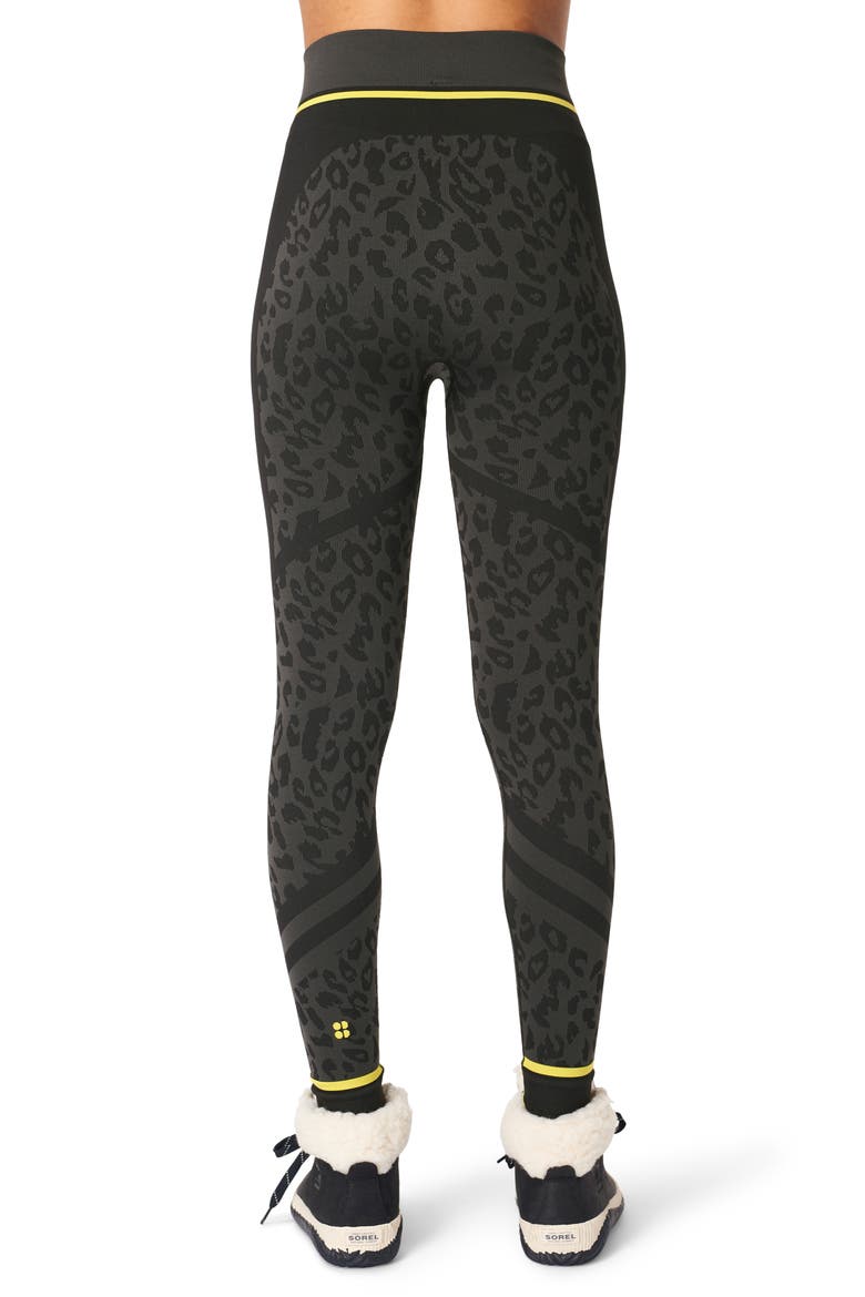 Ski Base Layer Leggings, Alternate, color, GREY ANIMAL JACQUARD