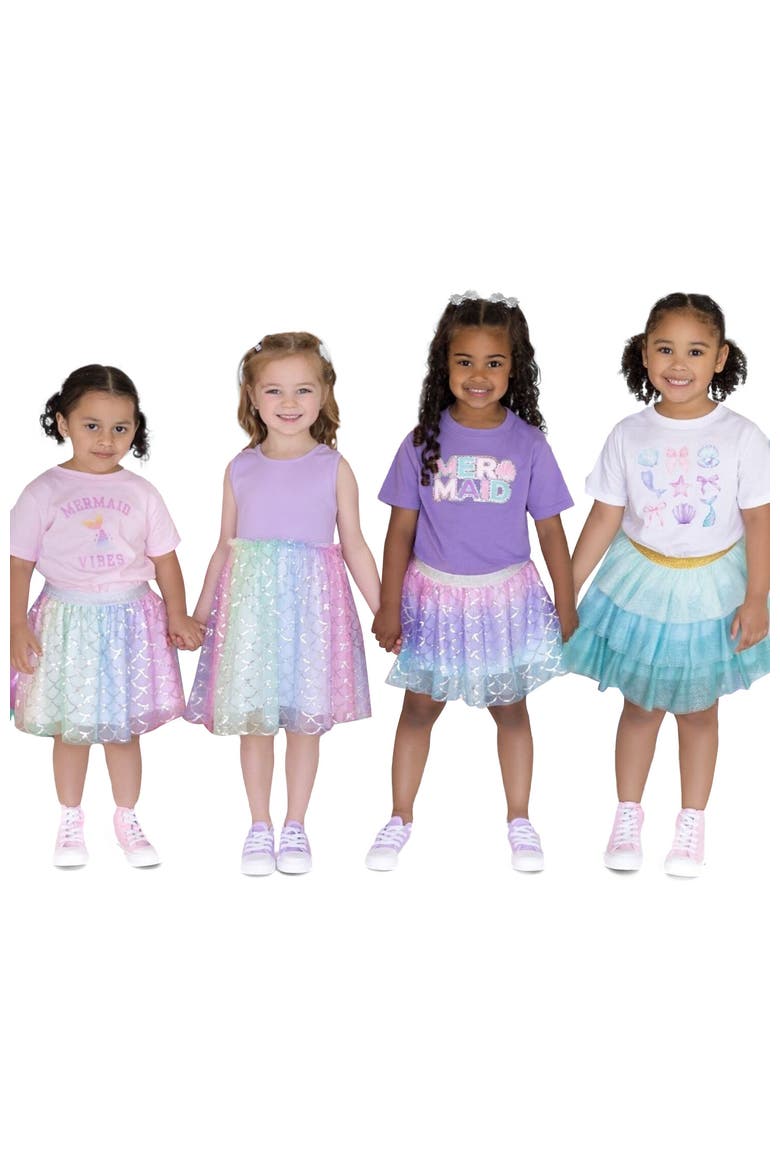 Mermaid Cutie Short Sleeve T-Shirt, Alternate, color, White