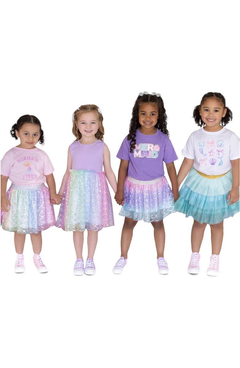 Sweet Wink Mermaid Cutie Short Sleeve T-Shirt, Alternate, color, White