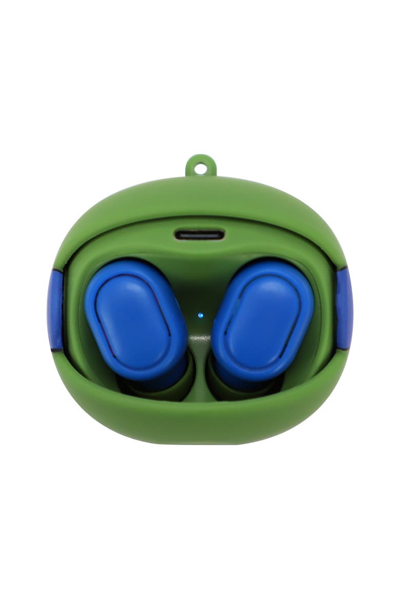 Ninja Turtles Leo Wireless Bluetooth True Earbuds, Alternate, color, Green