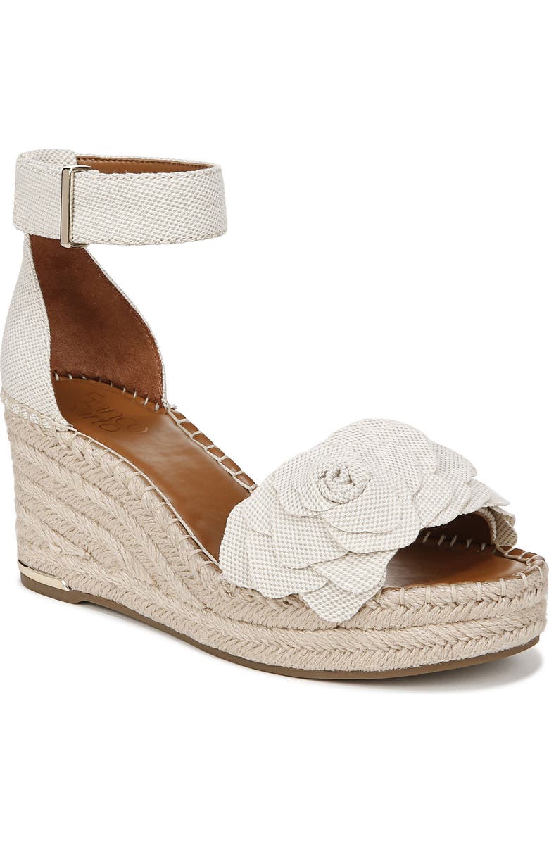 Franco Sarto Clemens Ankle Strap Platform Wedge Espadrille Sandal, Main, color,