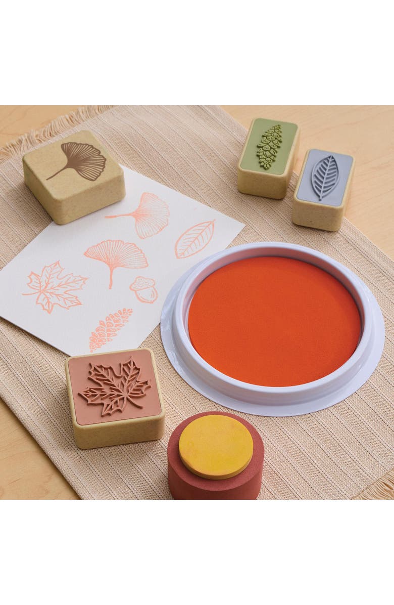 Kaplan Early Learning Company Washable Jumbo Stamp Pad - Set of 9, Alternate, color, Multicolored