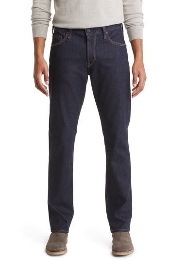 Ag Everett Slim Straight Leg Jeans In Blue