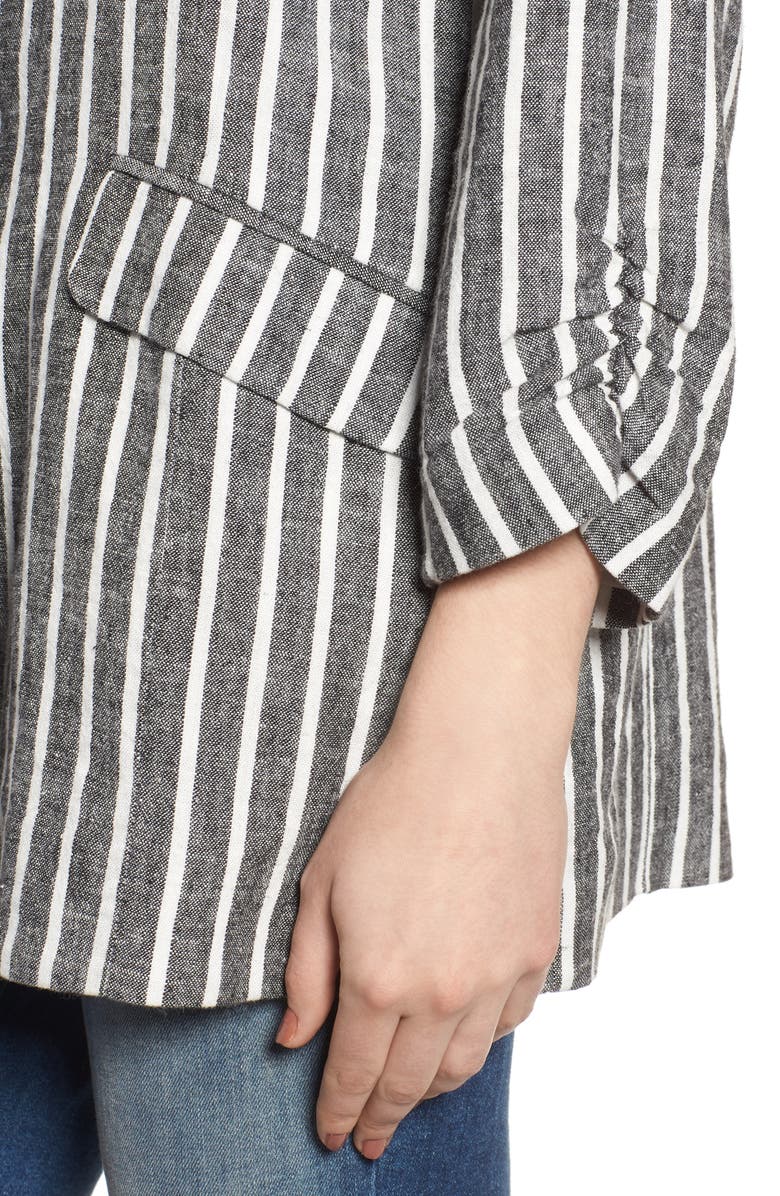 BP. Cinch Sleeve Blazer, Alternate, color,