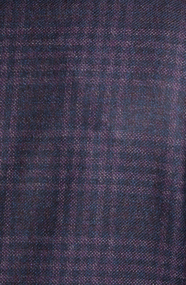 Nordstrom Signature Trim Fit Plaid Wool Sport Coat, Alternate, color,