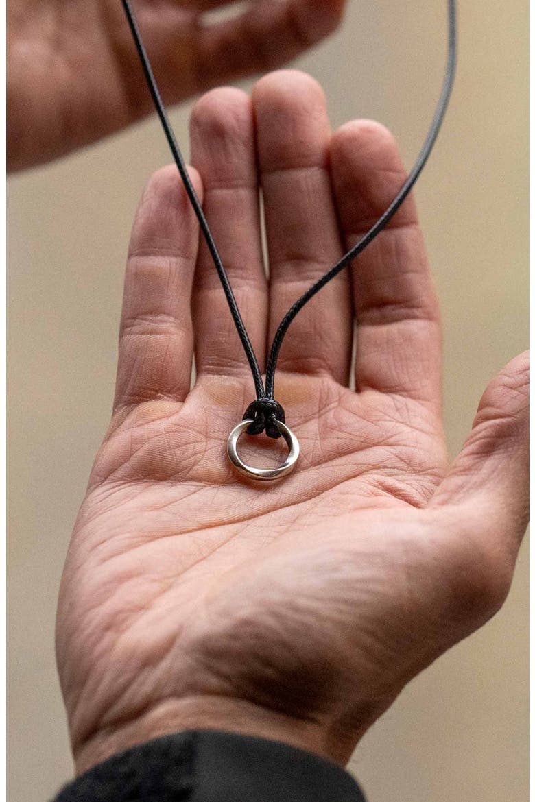 Men's Kairos Opportunity Pendant Necklace, Alternate, color, SILVER