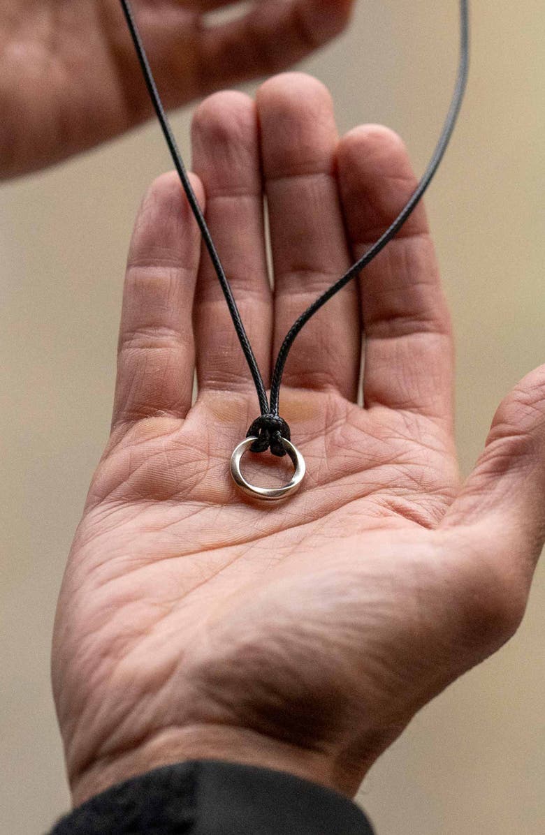 Vincero Men's Kairos Opportunity Pendant Necklace, Alternate, color, Silver