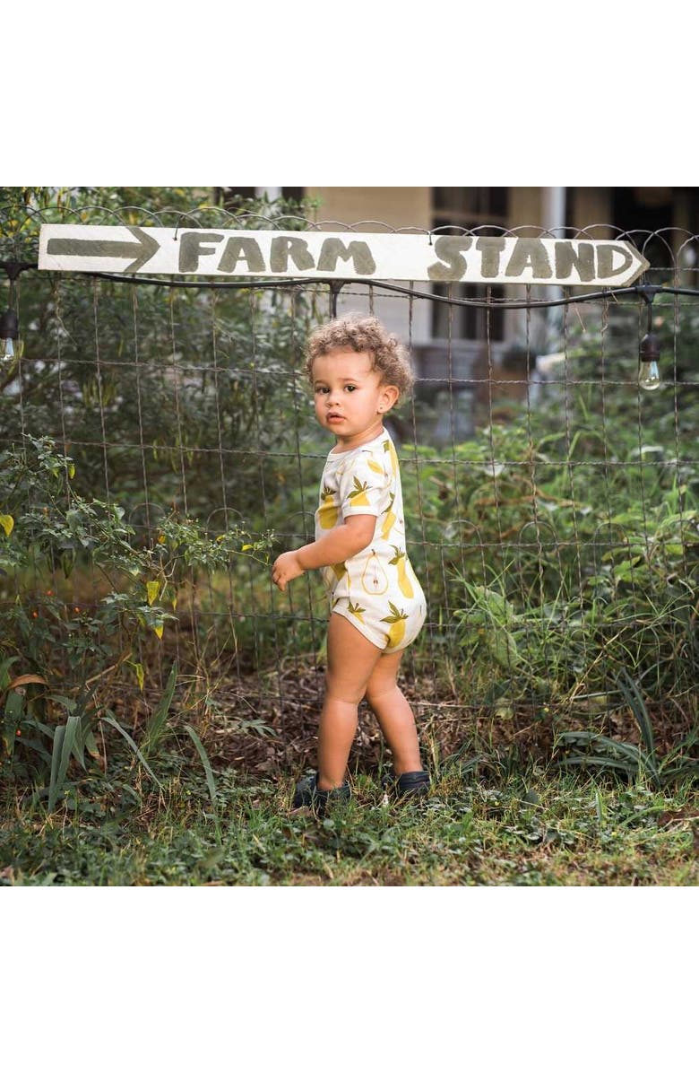 Milkbarn Organic Cotton One Piece, Alternate, color, Chicken