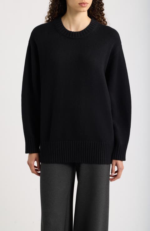 Organic Cotton & Recycled Cashmere Crewneck Sweater