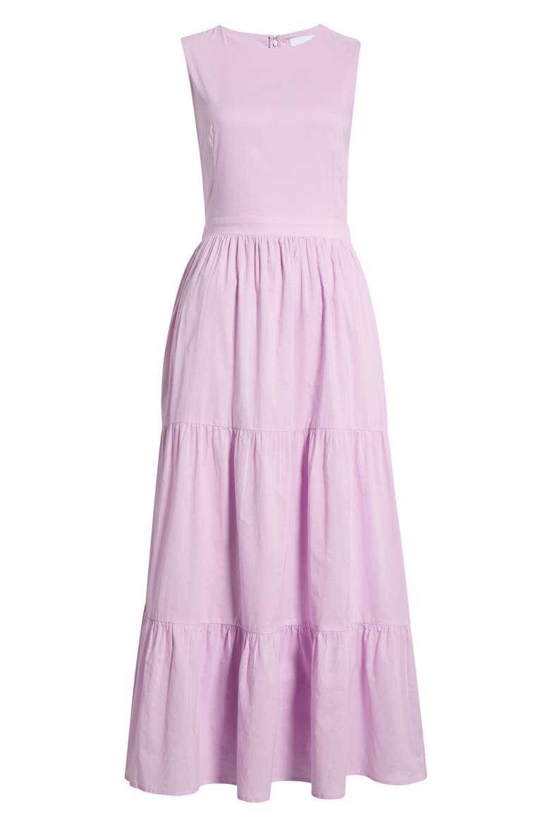 Jiie Tiered Maxi Dress, Alternate, color, LAVENDER-MULTI
