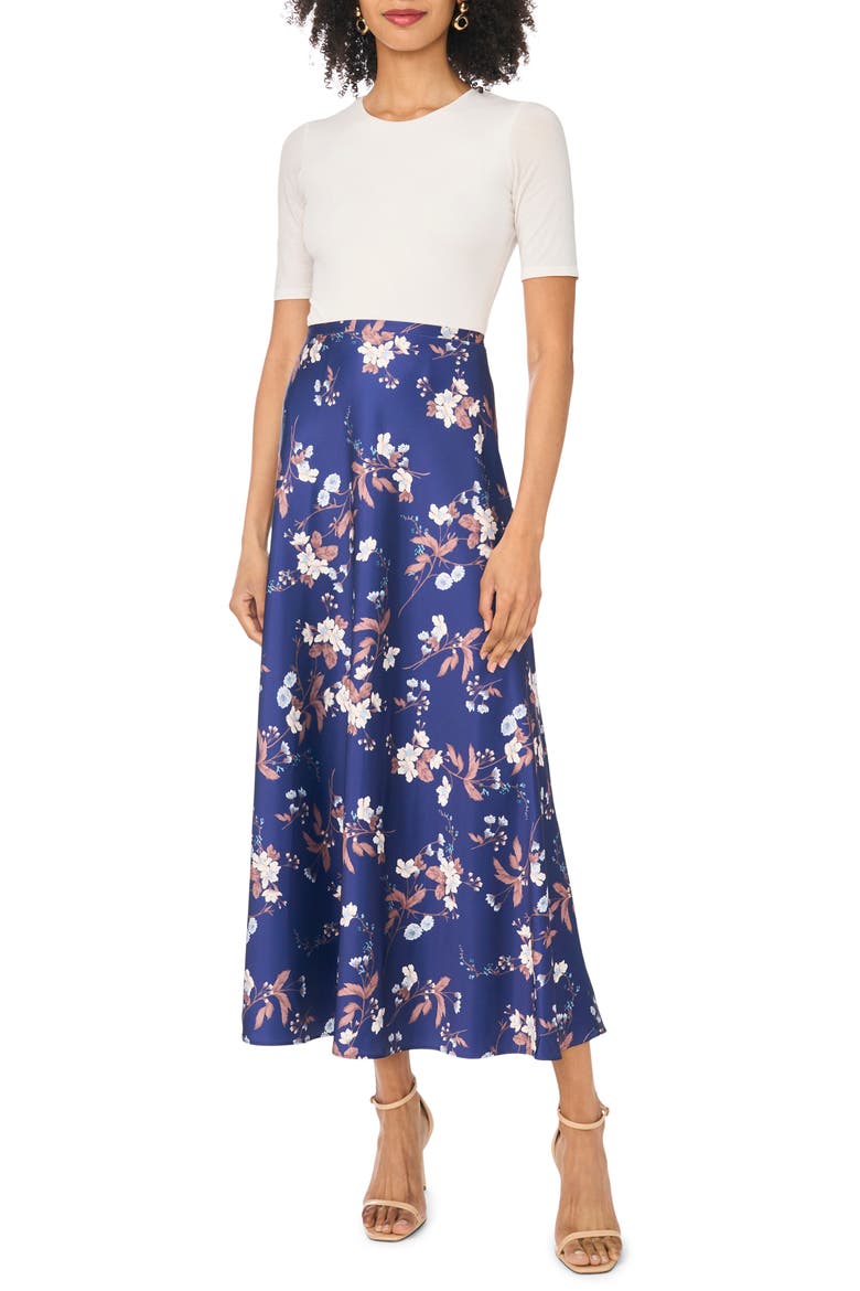 Bias Cut Maxi Skirt, Alternate, color, BLUE DEPTHS
