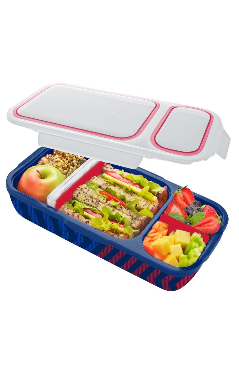 SMASH Bento Switch Up Lunch Box W/ 16.9 fl oz Bottle, Alternate, color, Multicolored