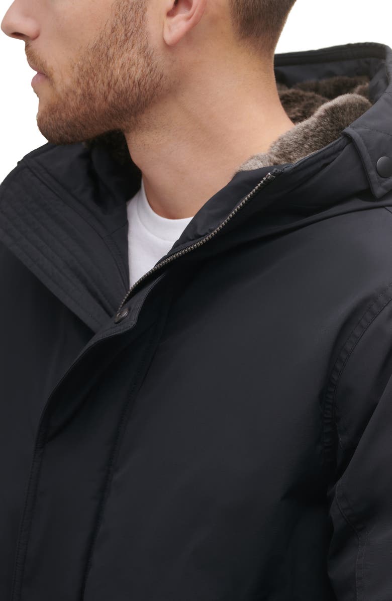 Cole Haan Tech Down Parka with Faux Fur Trim, Alternate, color, 