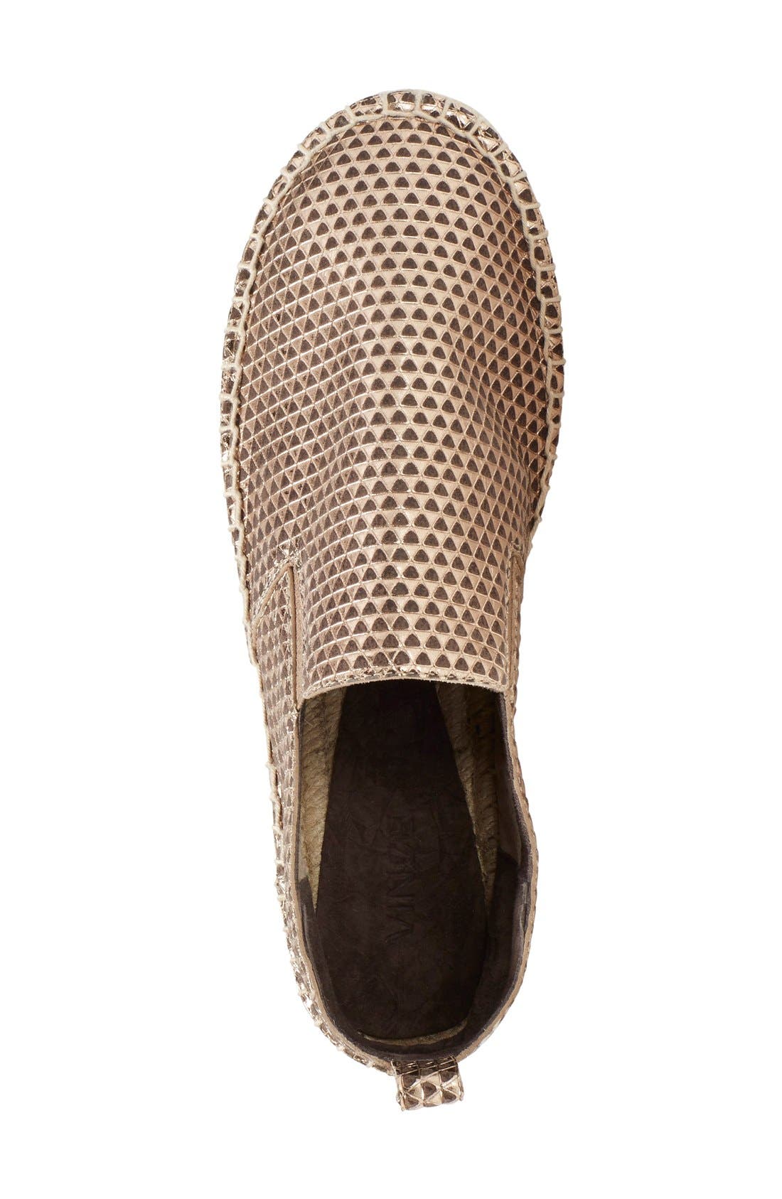 'Robin' Espadrille Flat, Alternate, color, BRONZE