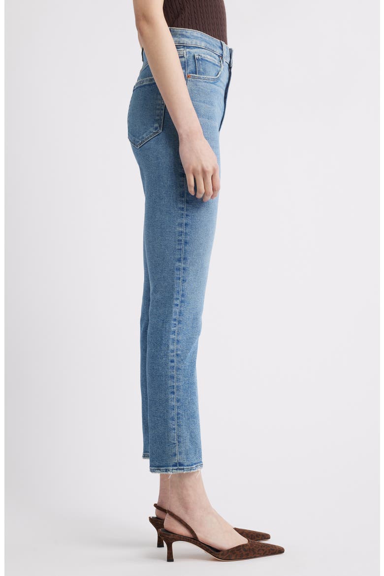 Billy High Waist Straight Leg Jeans, Alternate, color, SIENA