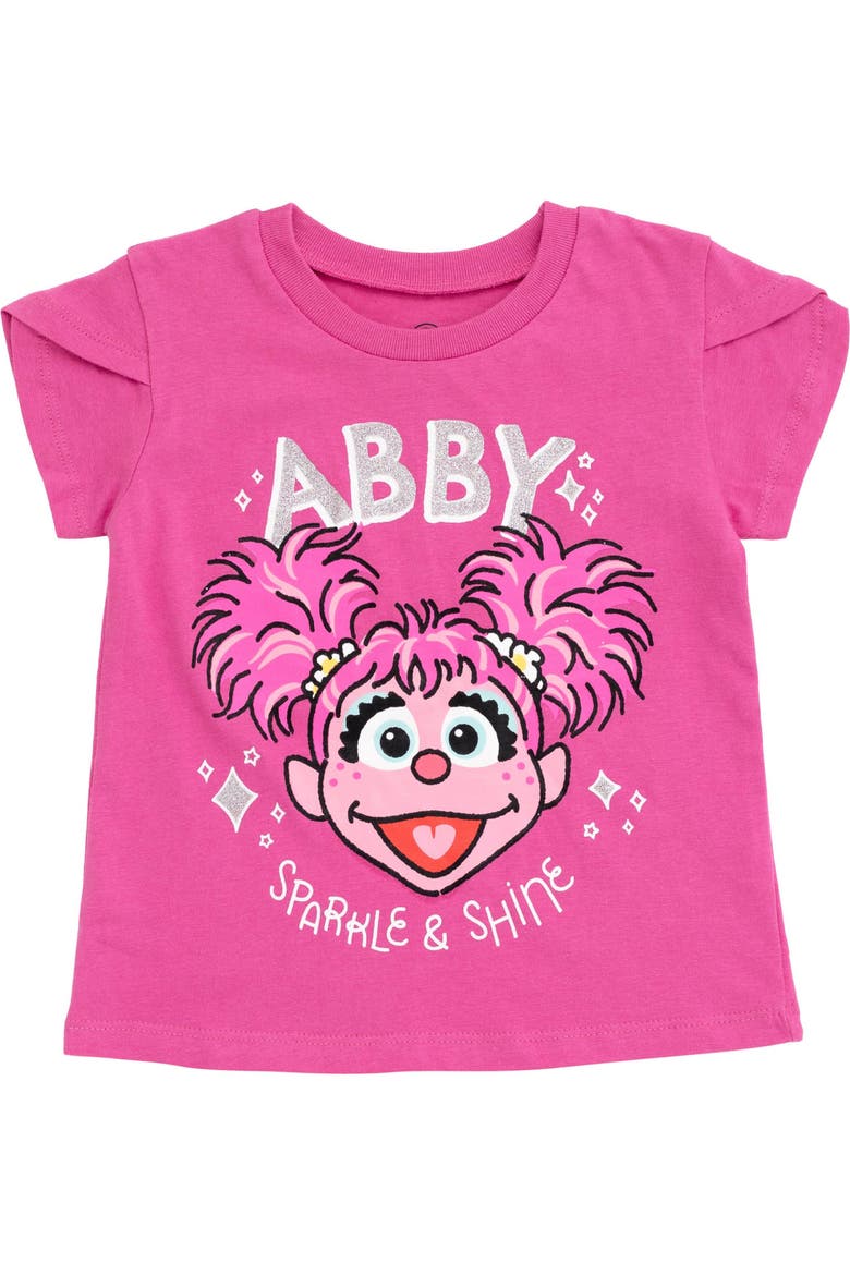 T-Shirt and Tutu Skirt Set, Alternate, color, Abby Cadabby Pink