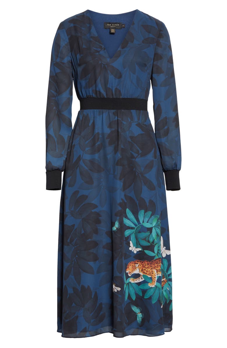 Ted Baker London Emrall Houdini Long Sleeve Dress, Alternate, color,