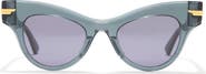 Bottega Veneta 47mm Cat Eye Sunglasses