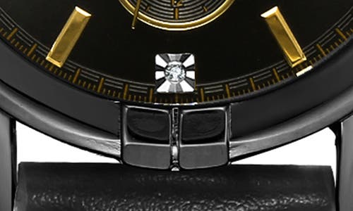 Geoffrey Beene Gen Diamond Bracelet Watch, 42mm In Gray