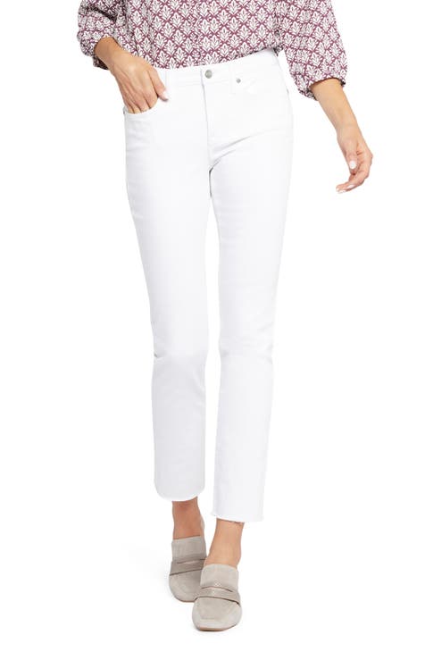 White high shops waisted jeans petite