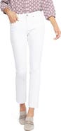 NYDJ Sheri Frayed Hem Slim Jeans