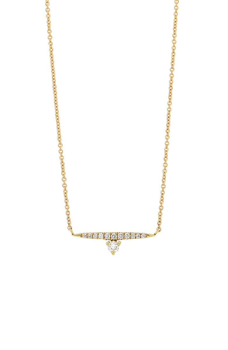 Bony Levy Simple Obsession Diamond Bar Pendant Necklace, Alternate, color, 