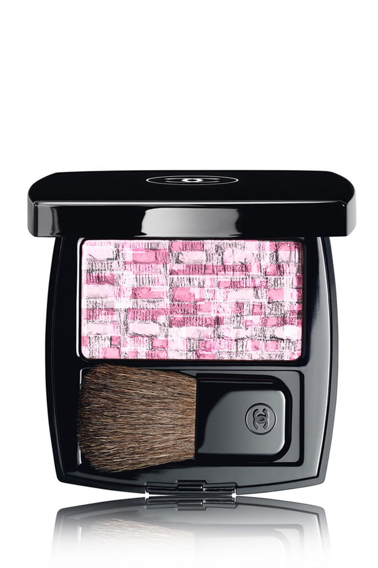 LES TISSAGES DE CHANEL 
Blush Duo Tweed Effect, Main, color, TWEED PINK