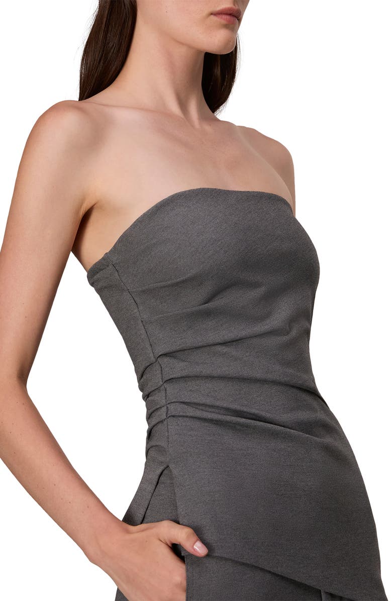 rag & bone Irina Ruched Strapless Top, Alternate, color,