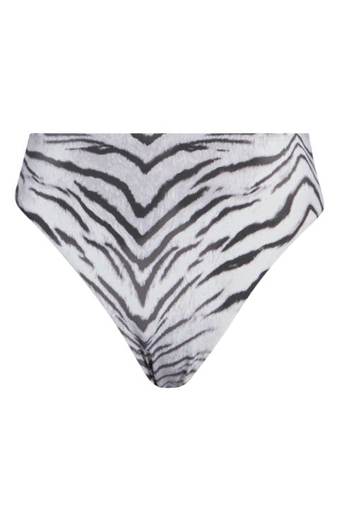 Matte High Waist Swim Bottoms