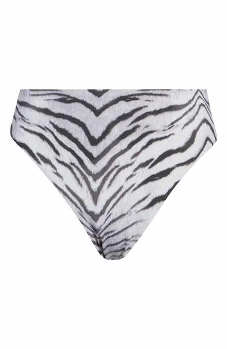 Matte High Waist Swim Bottoms