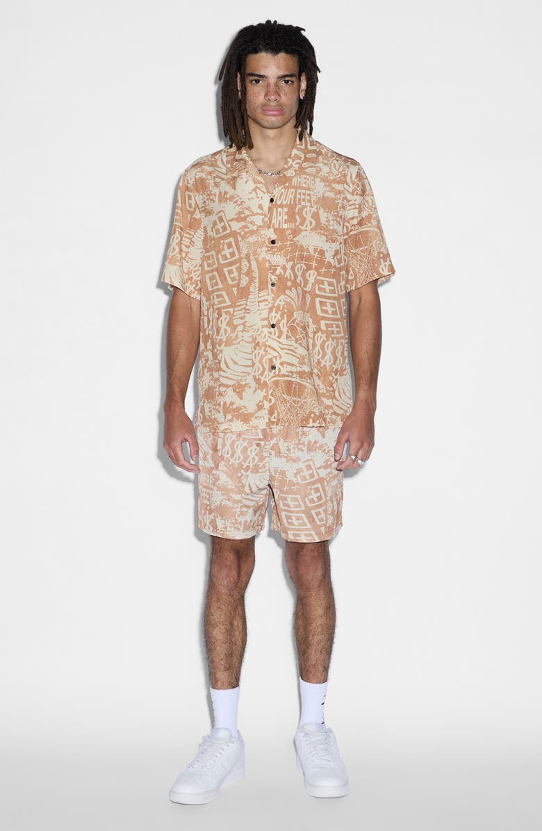 Ksubi Mills Ikon Camp Shirt, Alternate, color, 