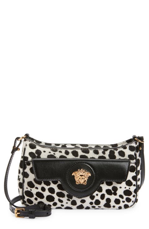 Mini Medusa Genuine Calf Hair Shoulder Bag