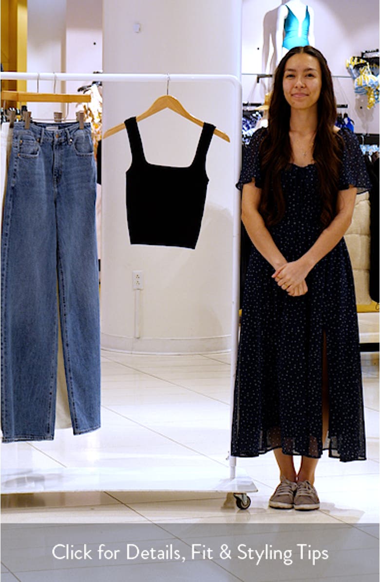 Halie Rib Crop Tank, sales video thumbnail